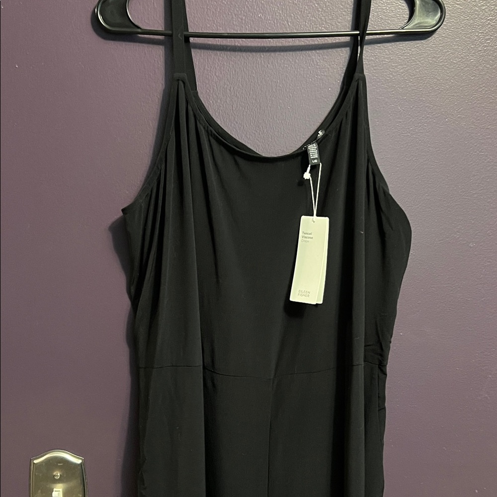 Eileen Fisher Elegant Black Jumpsuit